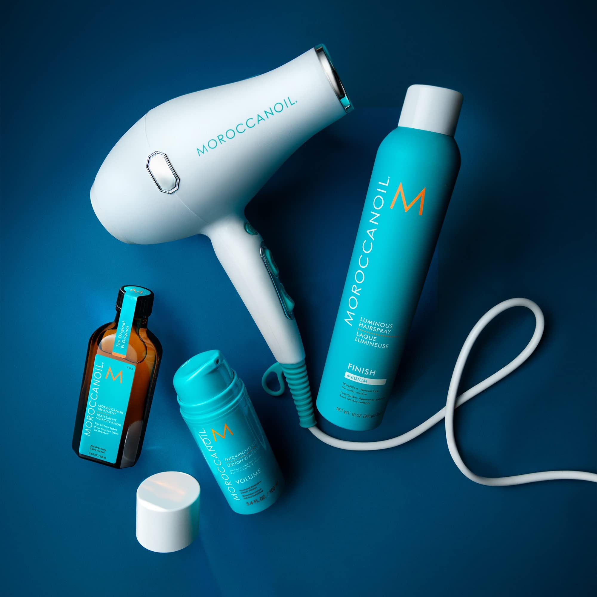 Moroccanoil Smart Styling Infrared Hair Dryer - Professional Salon Blow Dryer for Smooth, Shiny Hair - Perfect for Home & Salon Use, Travel-Friendly Hair Styling Tool