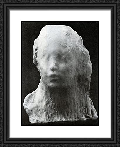 Black Ornate Wood Frame with Double Matting
