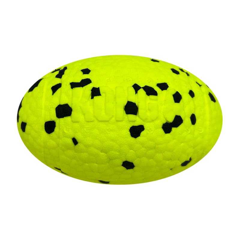 Durable KONG Reflex Football Dog Toy - Flexible Bounce Material for Interactive Play, Fetch & Training - Perfect for Outdoor & Indoor Fun with Your Pet