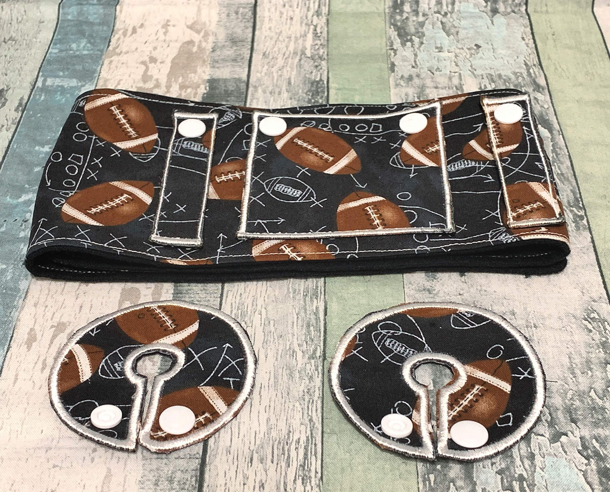 Football Sports G Tube Belt - Adjustable Waist Pack for Running, Hiking & Training - Perfect for Athletes & Outdoor Enthusiasts