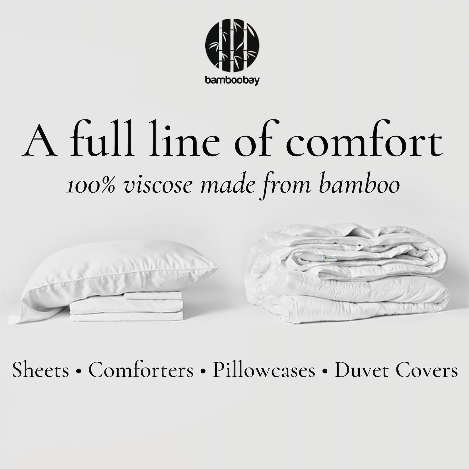 Bamboo Sheets Set - 100% Viscose, Breathable & Cooling for Hot Sleepers - Fits 16