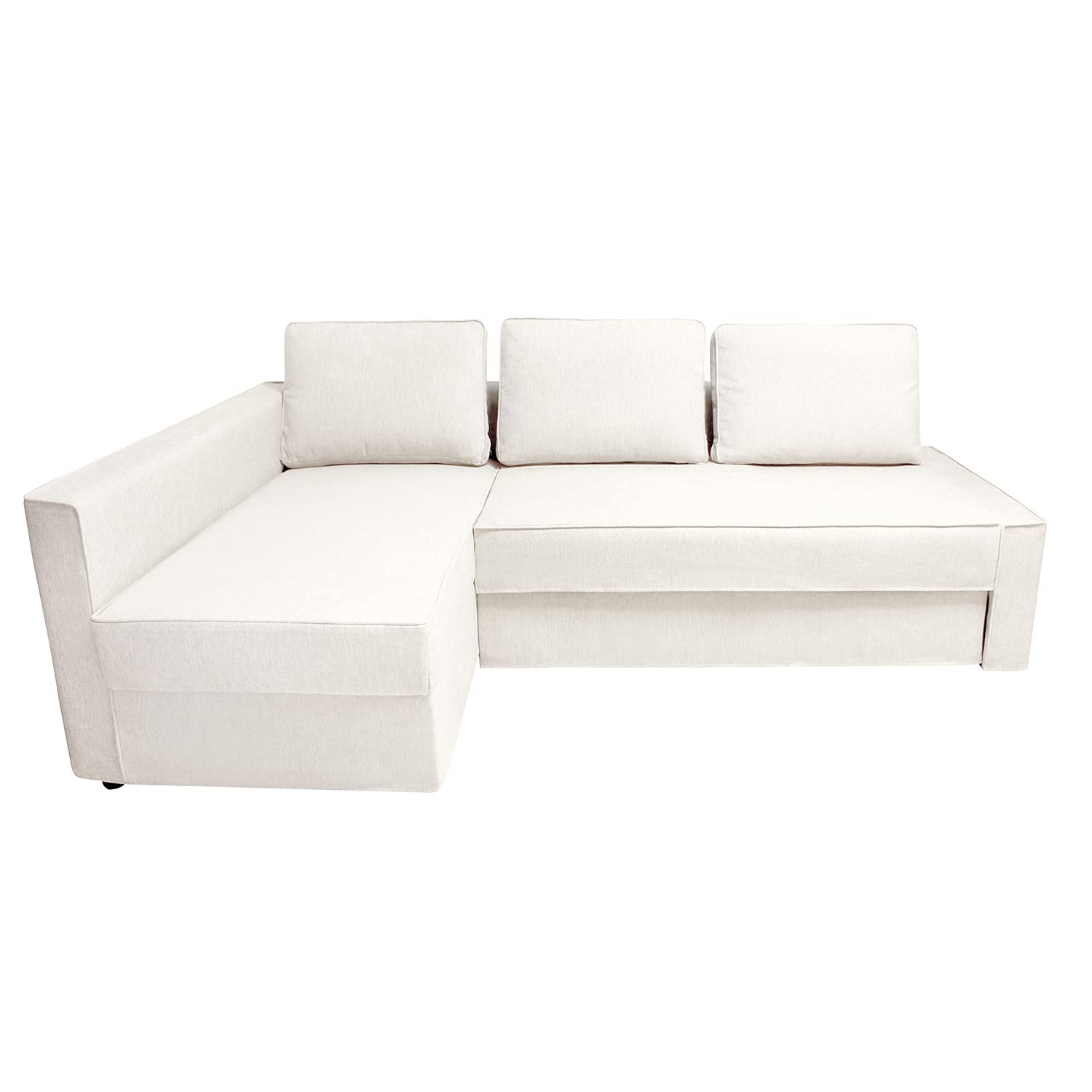 CRIUSJA Sofa Cover for IKEA Friheten Sleeper Sectional - Left Chaise Style (8018-1) | Stretchable Couch Slipcover with Matching Cushion & Pillow Covers | Perfect for Living Room, Family Room & Home Theater Seating Protection