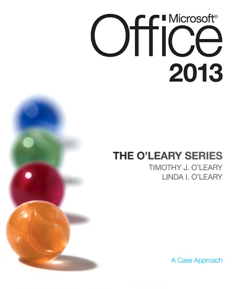 The O'Leary Series: Microsoft Office 2013 - Complete Software Suite for Word, Excel, PowerPoint | Perfect for Home, Office & Student Productivity
