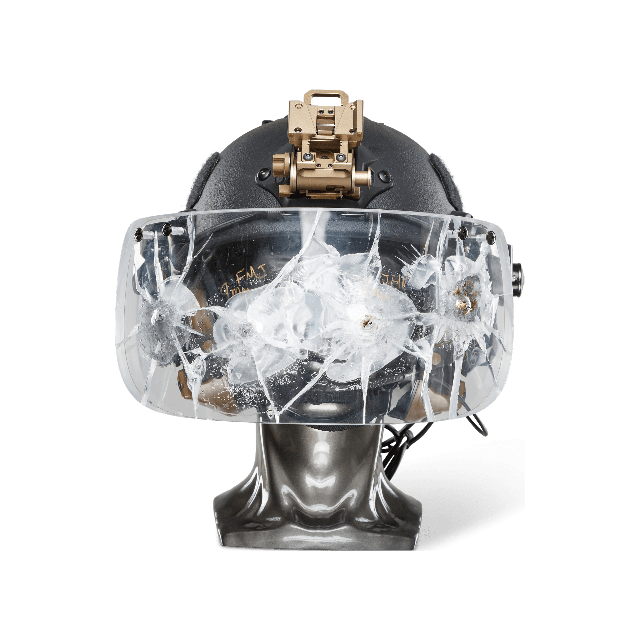 Texas IIIA+ Ballistic Face Shield - Universal Fit for All Helmets with ARC Rail | Tactical Protection for Military, Police & Security Operations