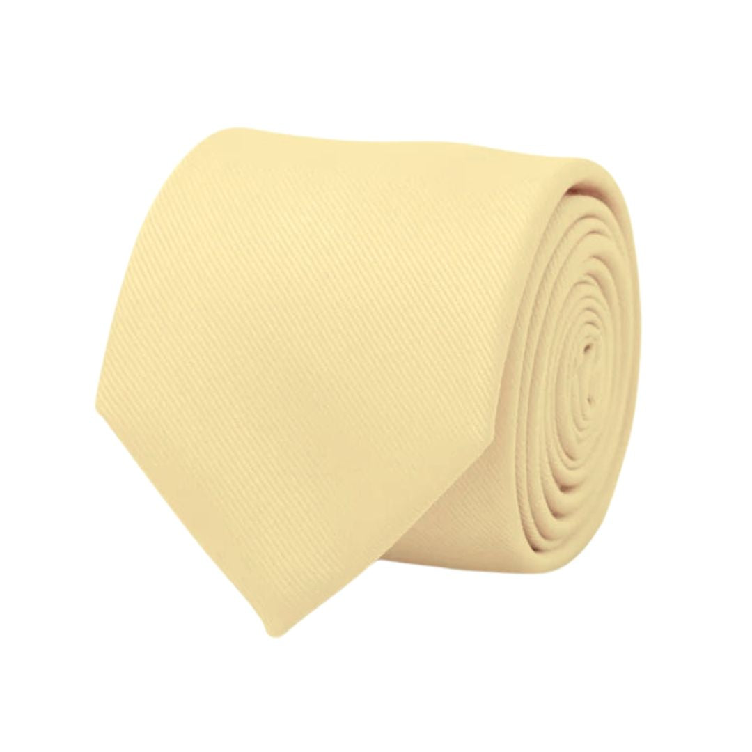Luxury Soft Gold Matte Silk Tie for Men - Elegant Business & Wedding Necktie - Perfect for Formal Occasions, Office Wear & Special Events
