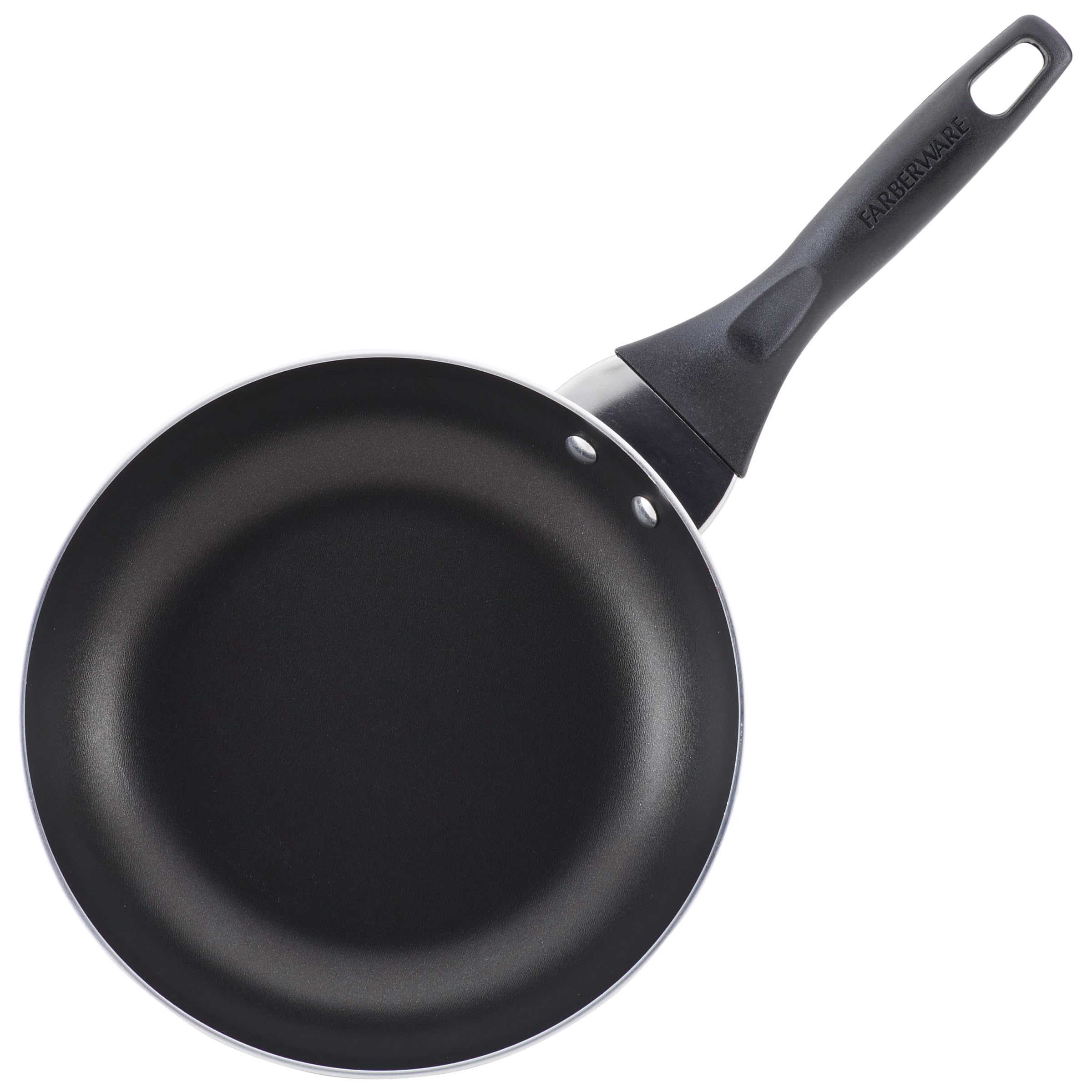 Farberware 15-Piece Nonstick Cookware Set - Dishwasher Safe Pots and Pans in Pewter Finish for Easy Cooking & Cleaning | Perfect for Family Dinners, Meal Prep & Professional Kitchens