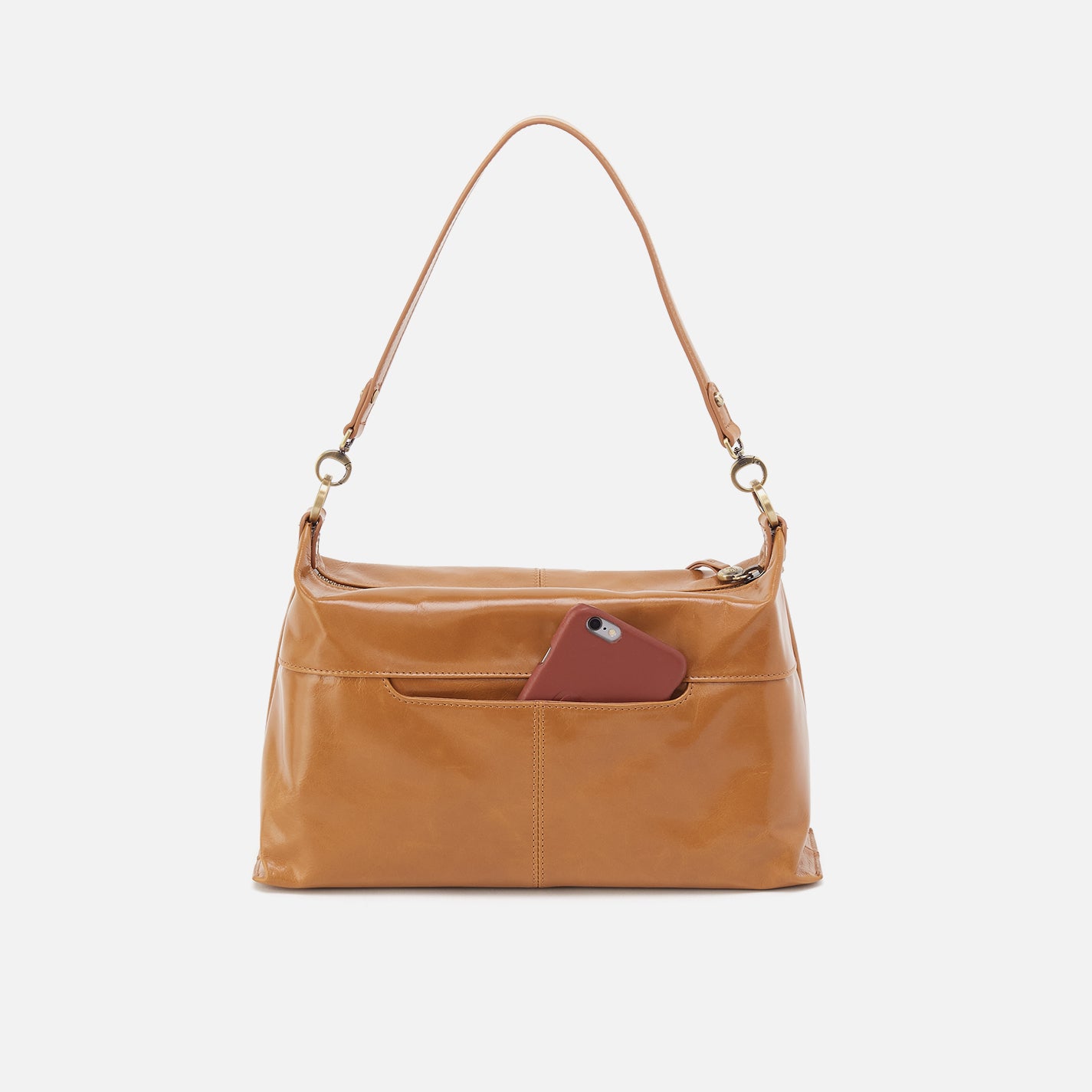 Avon Polished Leather Shoulder Bag in Natural - Stylish & Durable for Work, Travel & Everyday Use