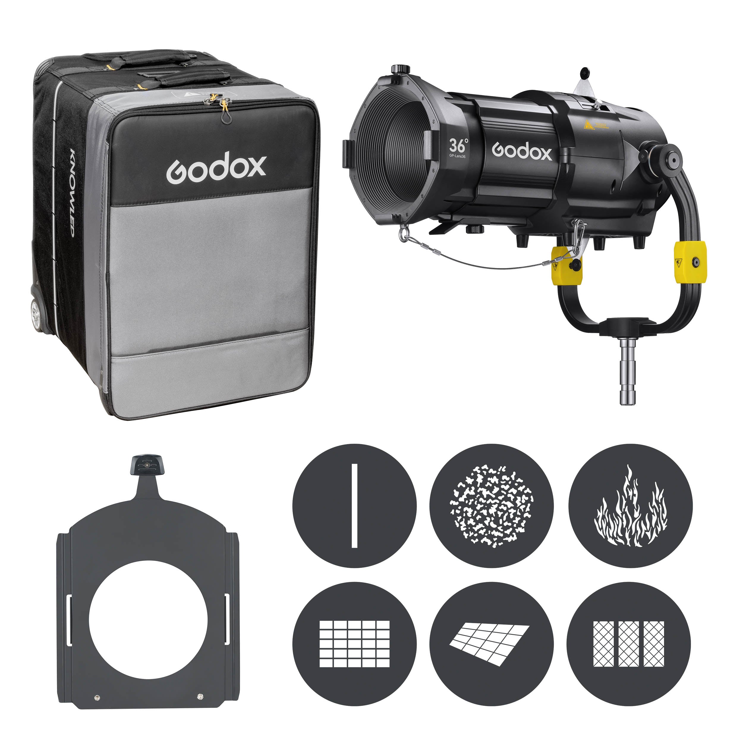 GODOX GP Series G Mount Spotlight Attachment Kit (GP 19K, GP 26K, GP 36K) - Compatible with Studio Lights & Photography Equipment - Perfect for Portrait, Product, and Stage Lighting