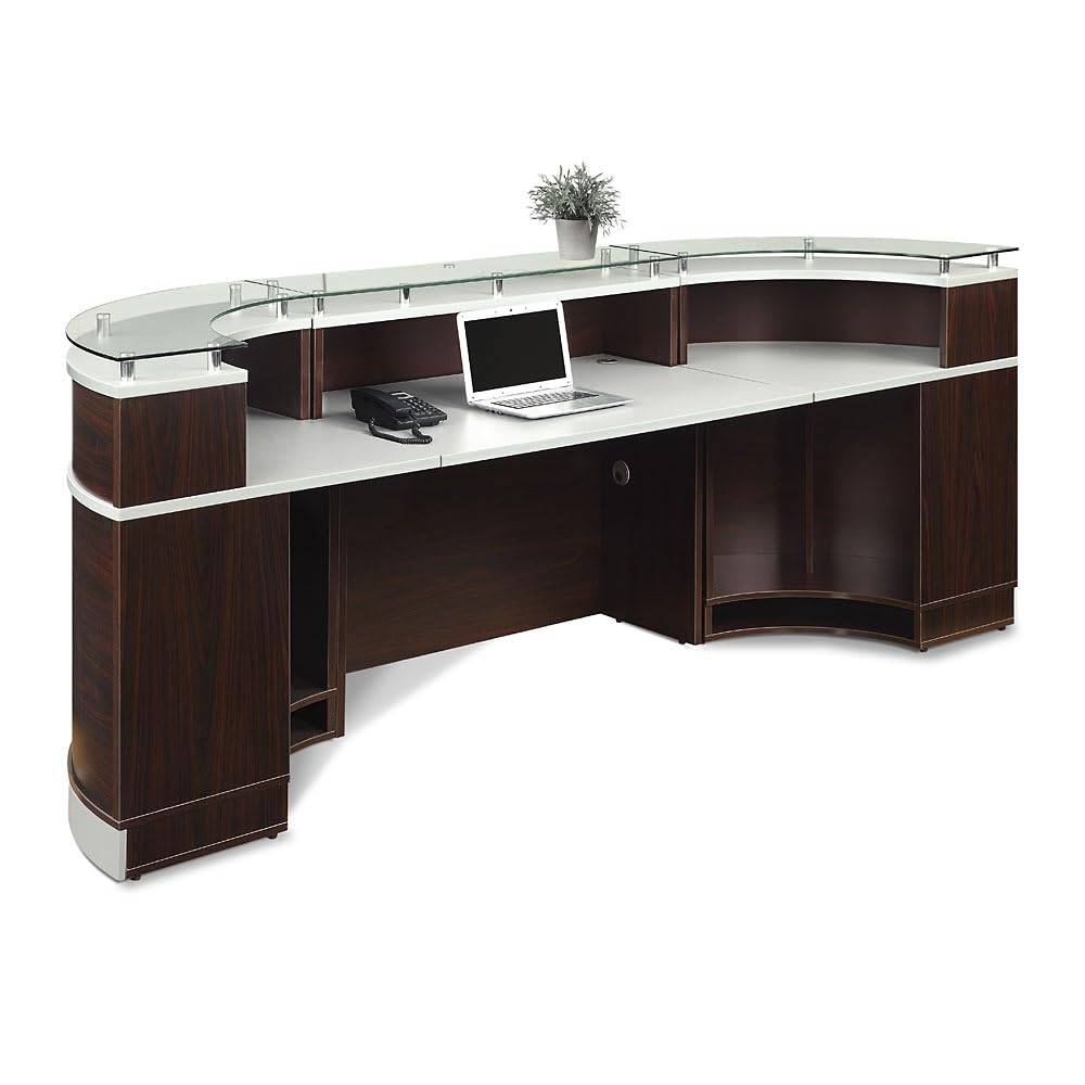 Modern Reception Desk with Counter - 110