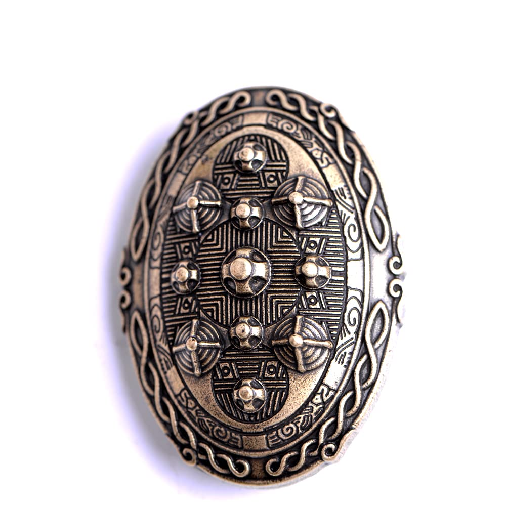 Viking Turtle Brooch for Men - Norse Talisman Jewelry, Viking Accessories, Unique Gift for Men - Perfect for Viking Costumes, Historical Reenactments & Norse Themed Events