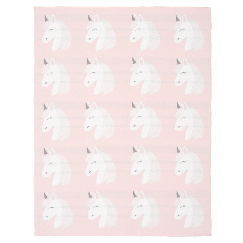 Soft Pink Unicorn Fleece Blanket for Kids & Adults - Cozy Plush Throw for Bedroom, Couch & Travel - Cute Gift for Girls & Boys