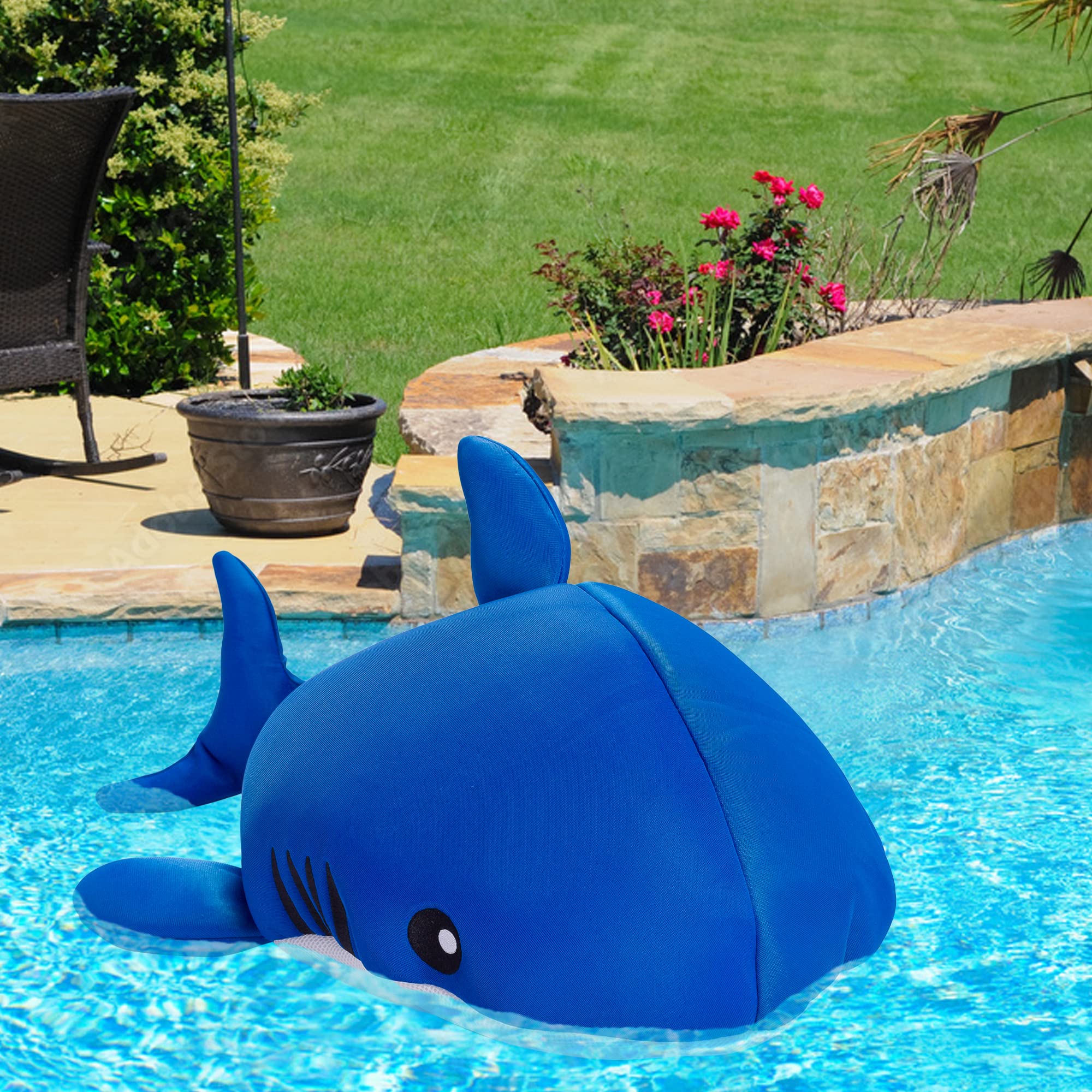 Premium Floating Animal Pool Floats & Noodles with EPS Foam for Kids, Teens & Adults - Comfortable Stuffed Inflatable Pool Lounger with Mesh Cover - Perfect for Summer Pool Parties, Beach Vacations & Backyard Relaxation