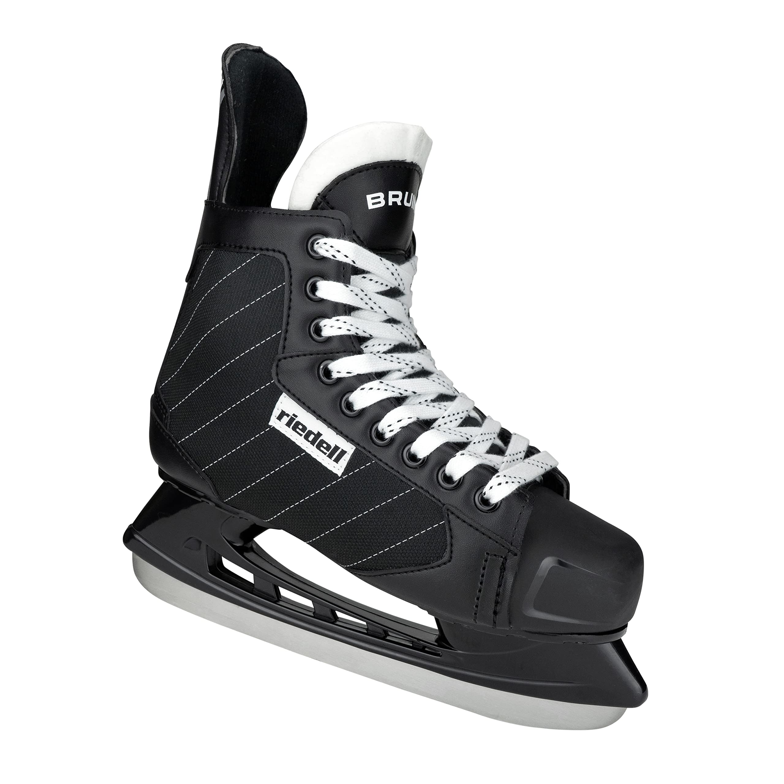 Riedell Bruen Recreational Hockey Ice Skates for Men & Women - Comfortable & Durable Figure Skates for Beginners & Casual Skating - Perfect for Ice Rinks, Outdoor Ponds & Hockey Practice