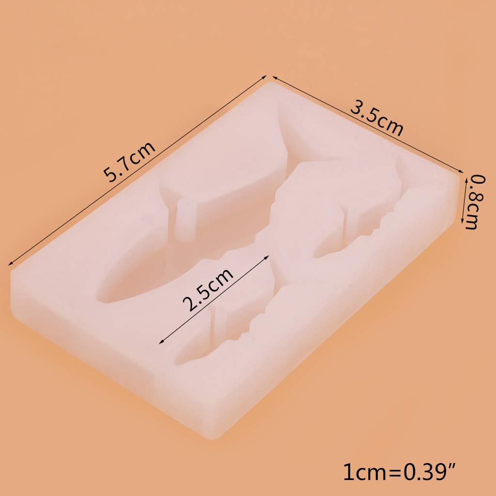 Premium Silicone Shark Resin Mold for DIY Epoxy Crystal Casting - Handmade Craft Decorations & Art Making Tools - Perfect for Jewelry, Keychains, and Home Decor Projects