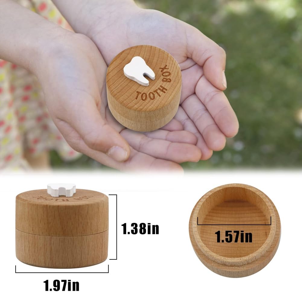 Cogae Tooth Fairy Keepsake Box - Decorative Souvenir Storage for Lost Baby Teeth - Perfect Gift for Boys & Girls - Ideal for Tooth Fairy Visits & Childhood Memories