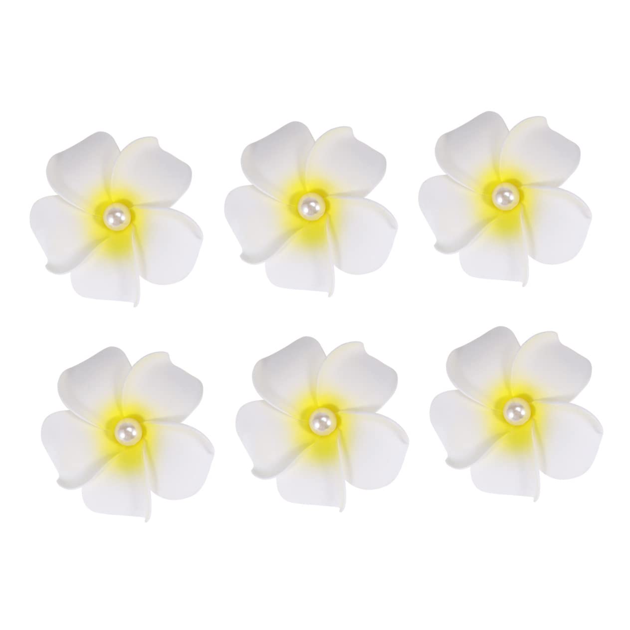 Lurrose 8-Piece Metallic Bridal Hair Clips Set - Elegant Flower Hair Barrettes for Women, Beach Wedding & Party Hair Accessories - Perfect for Updos, Half-Up Styles & Hat Decorations