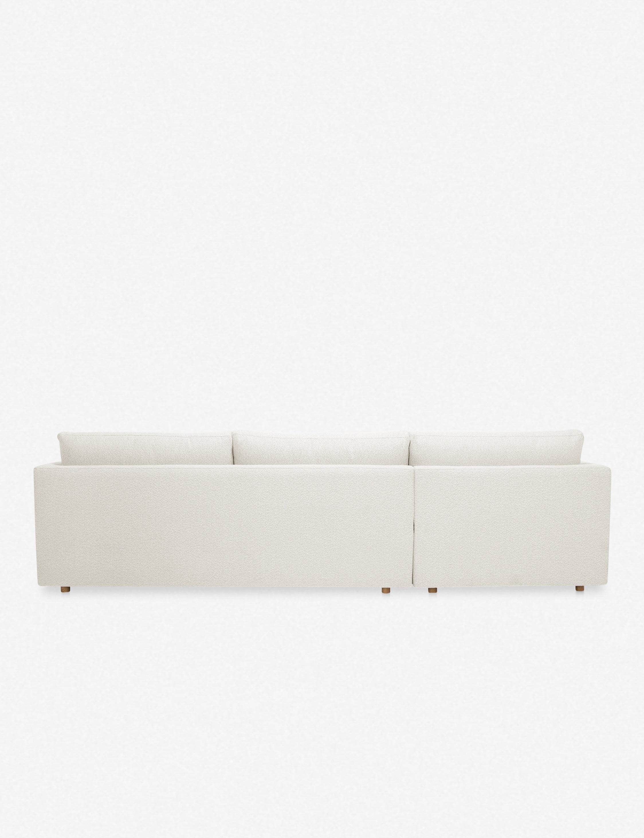 Modern Fairfield Sectional Sofa - 3-Piece L-Shaped Couch Set with Reversible Chaise, Soft Fabric Upholstery & Sturdy Wood Frame - Perfect for Living Room, Family Room or Home Theater Seating