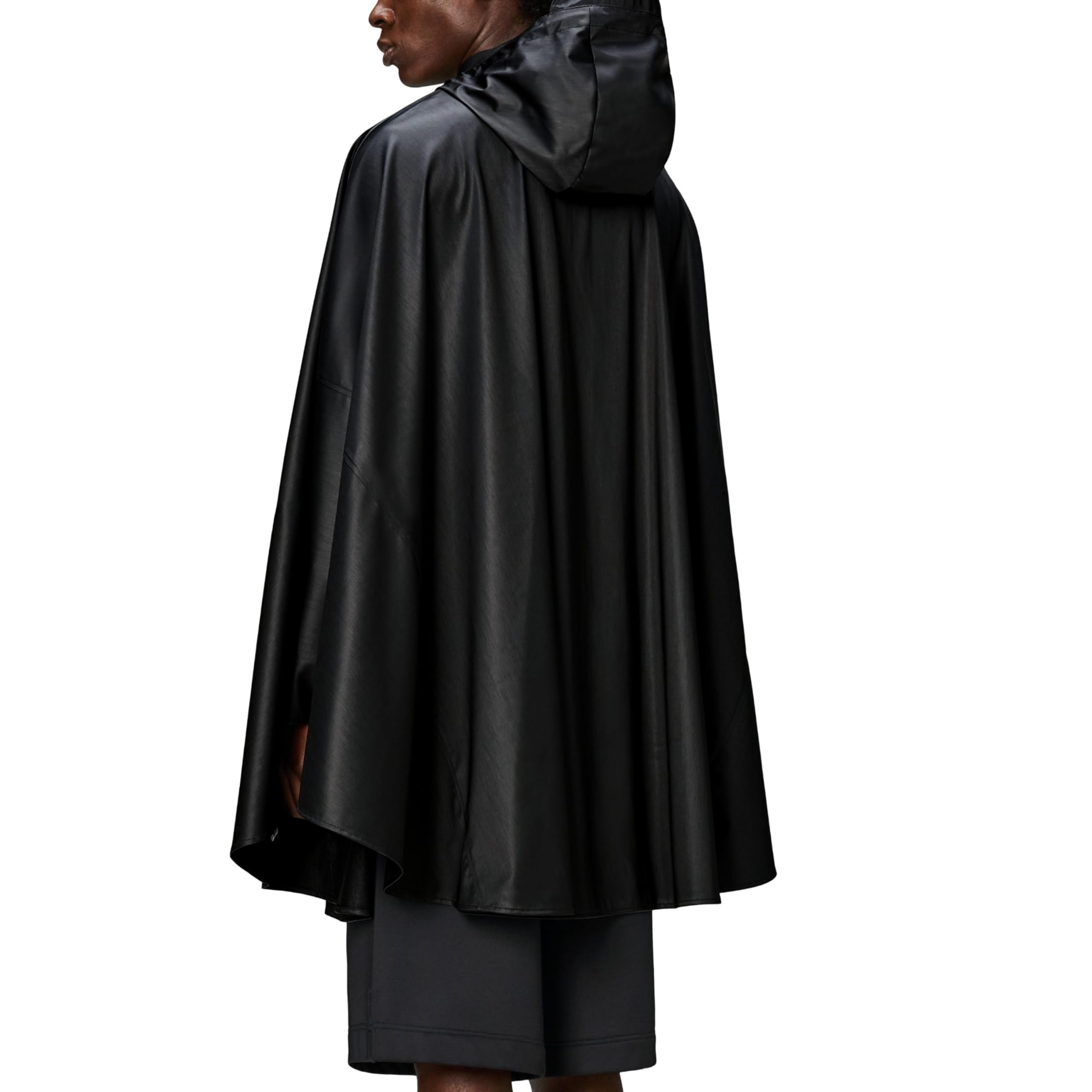 RAINS Waterproof Hooded Cape Poncho for Men & Women - Lightweight Rainwear for Outdoor Hiking, Camping & Travel