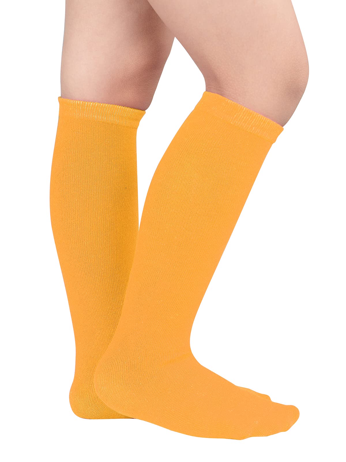 Century Star Kids Knee High Soccer Socks - Breathable Cotton Sports Socks for Boys & Girls - Perfect for Soccer Practice, School Uniforms & Athletic Activities