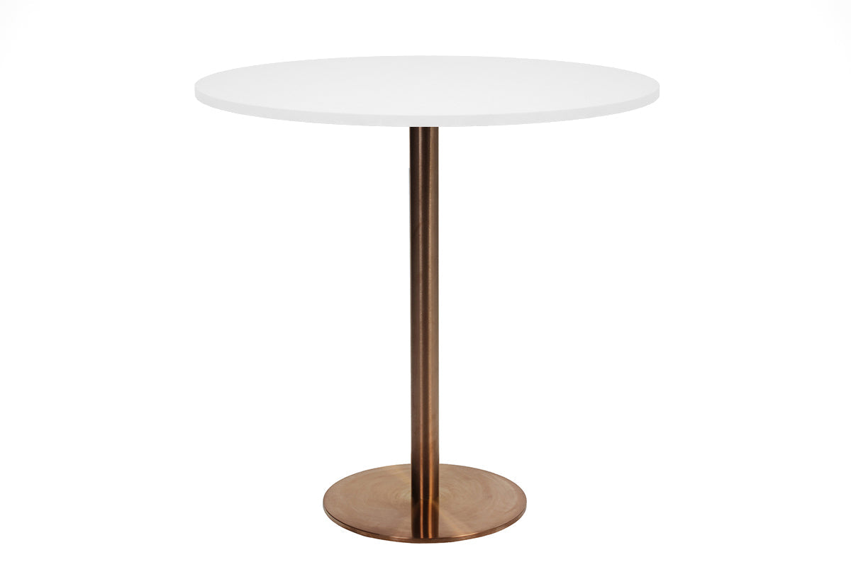 EZ Hospitality Rome Tall Round Bar Counter Table - 31.5 Inch Height, Durable Metal Frame, Perfect for Kitchen Island, Breakfast Nook & Home Bar - Commercial & Residential Use