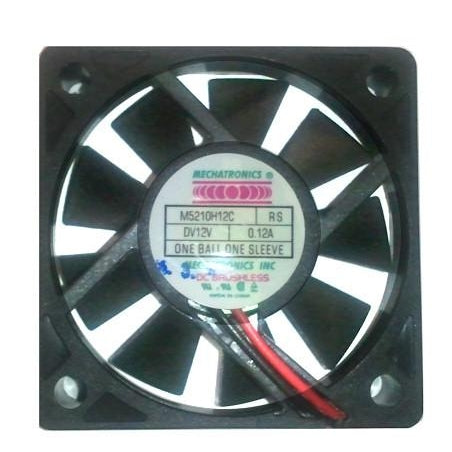 High Speed 12V DC Cooling Fan 52x52x10mm - Mechatronics M5210H12C RSR for PC Cooling, Electronics & DIY Projects
