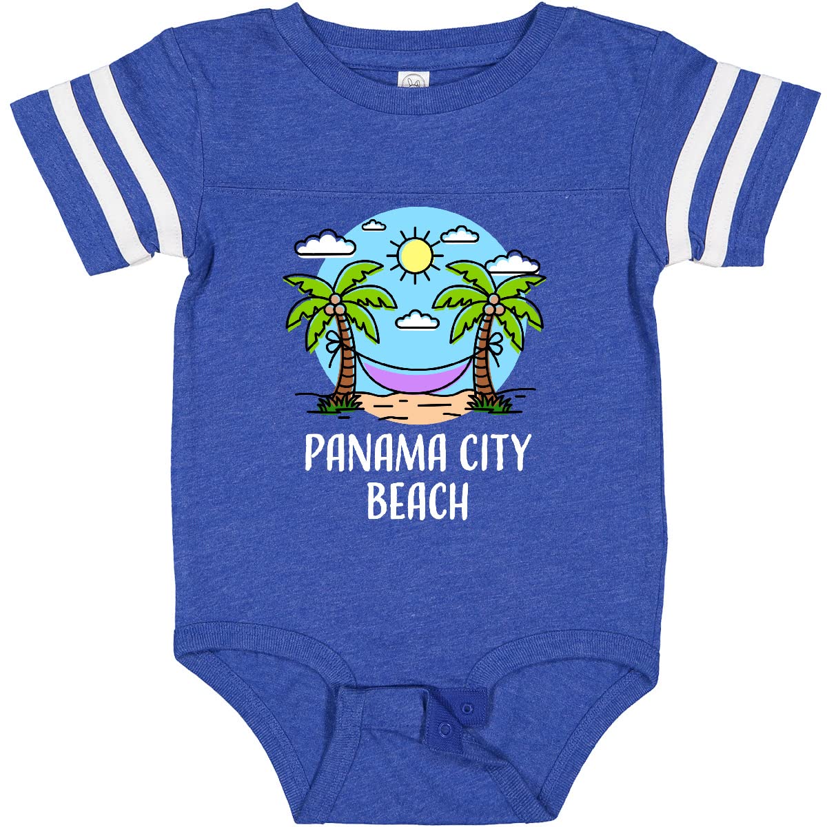 Inktastic Summer Vacation in Panama City Beach Baby Bodysuit - Cute Infant Onesie for Beach Trips & Family Vacations - Perfect Gift for Newborns & Toddlers