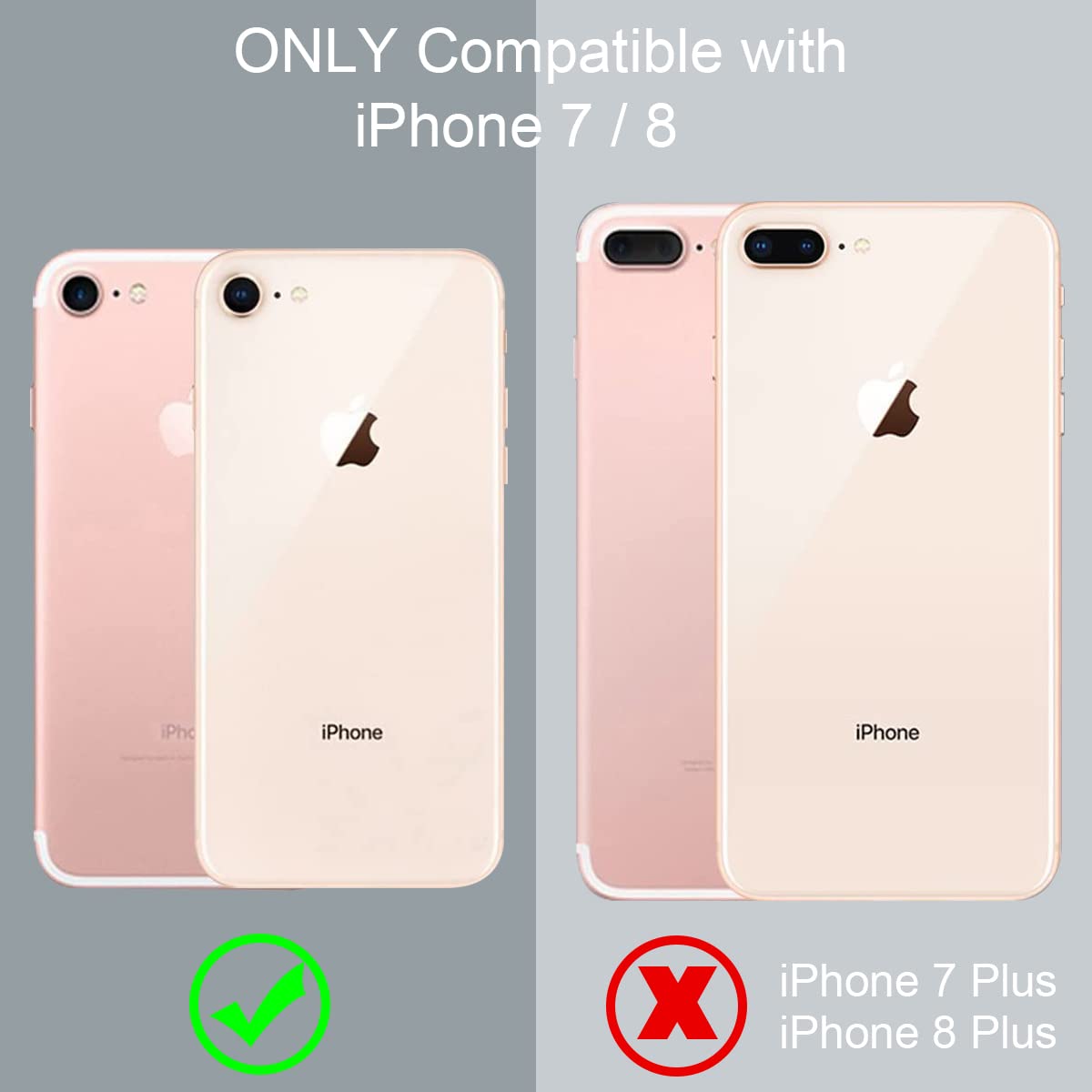 Premium Shockproof Hybrid Case for iPhone 8/7 (4.7