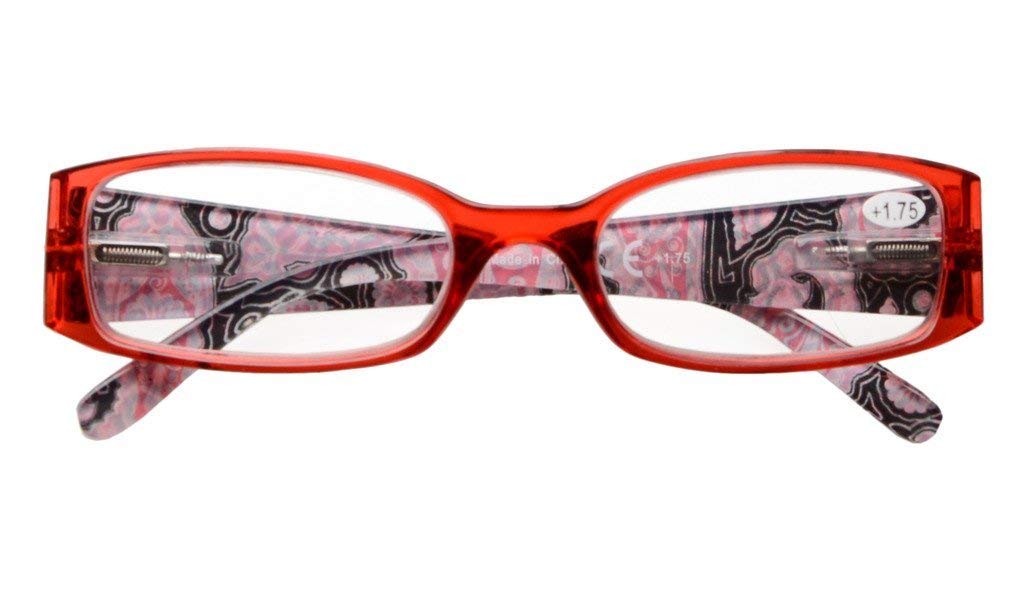 Eyekepper 5 Pairs Women's Reading Glasses with Case - Stylish Readers & Sunglasses for Reading, Computer Use, and Outdoor Activities