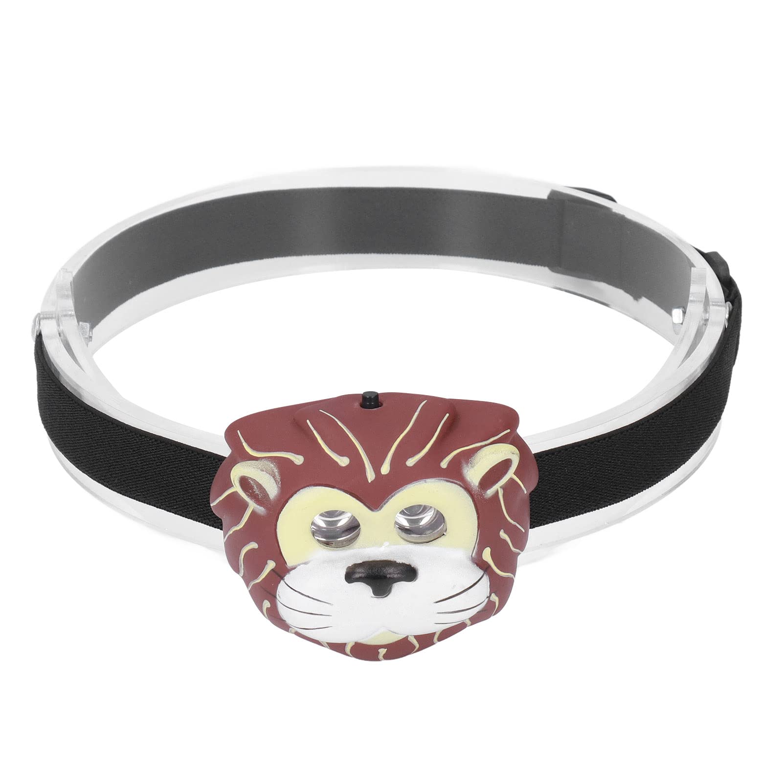 BigKing LED Animal Headlight - Cute Cartoon White Light Headlamp for Kids | Portable Children's Toy Flashlight for Camping, Halloween Costume & Nighttime Adventures