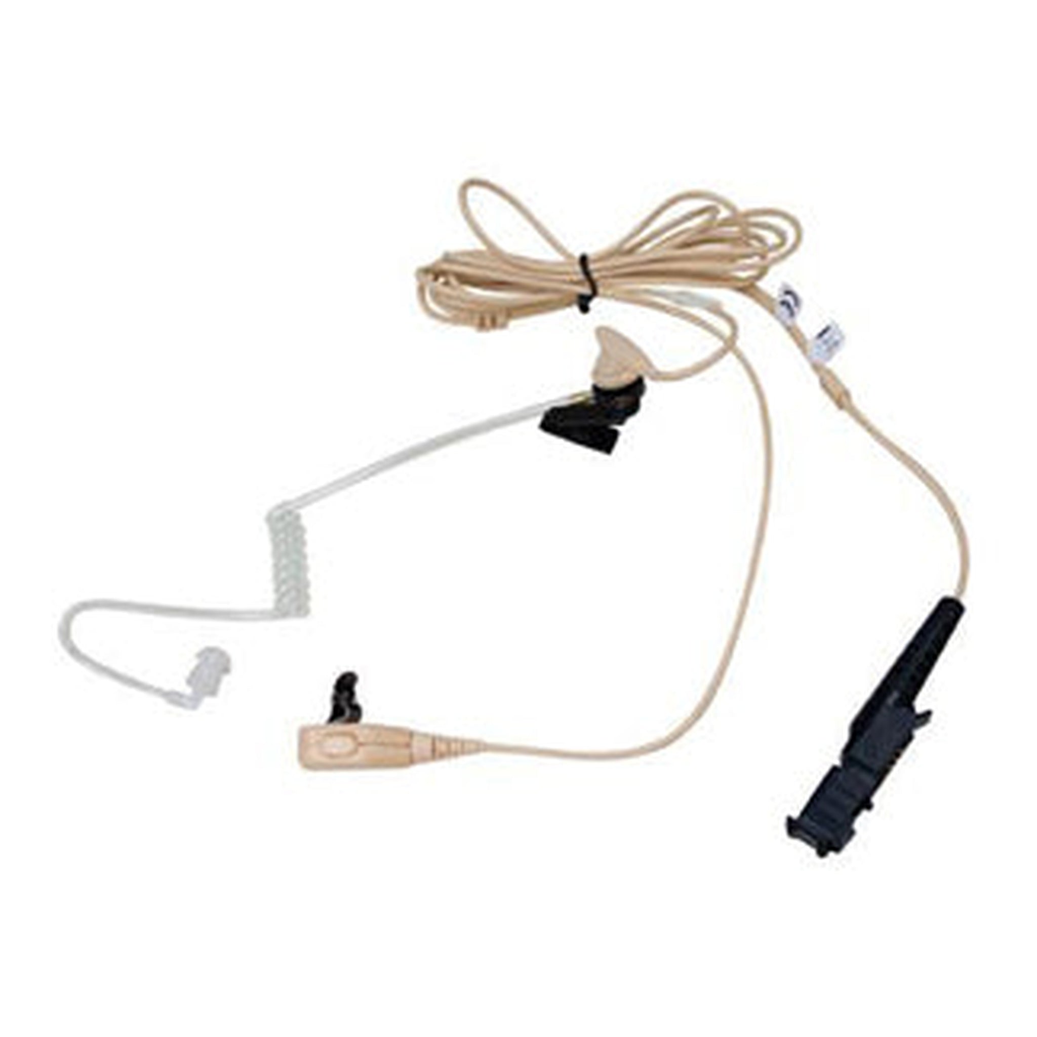 Motorola PMLN7270A Two-Way Radio Earpiece - 2-Wire Surveillance Kit in Beige for Security & Communication Professionals