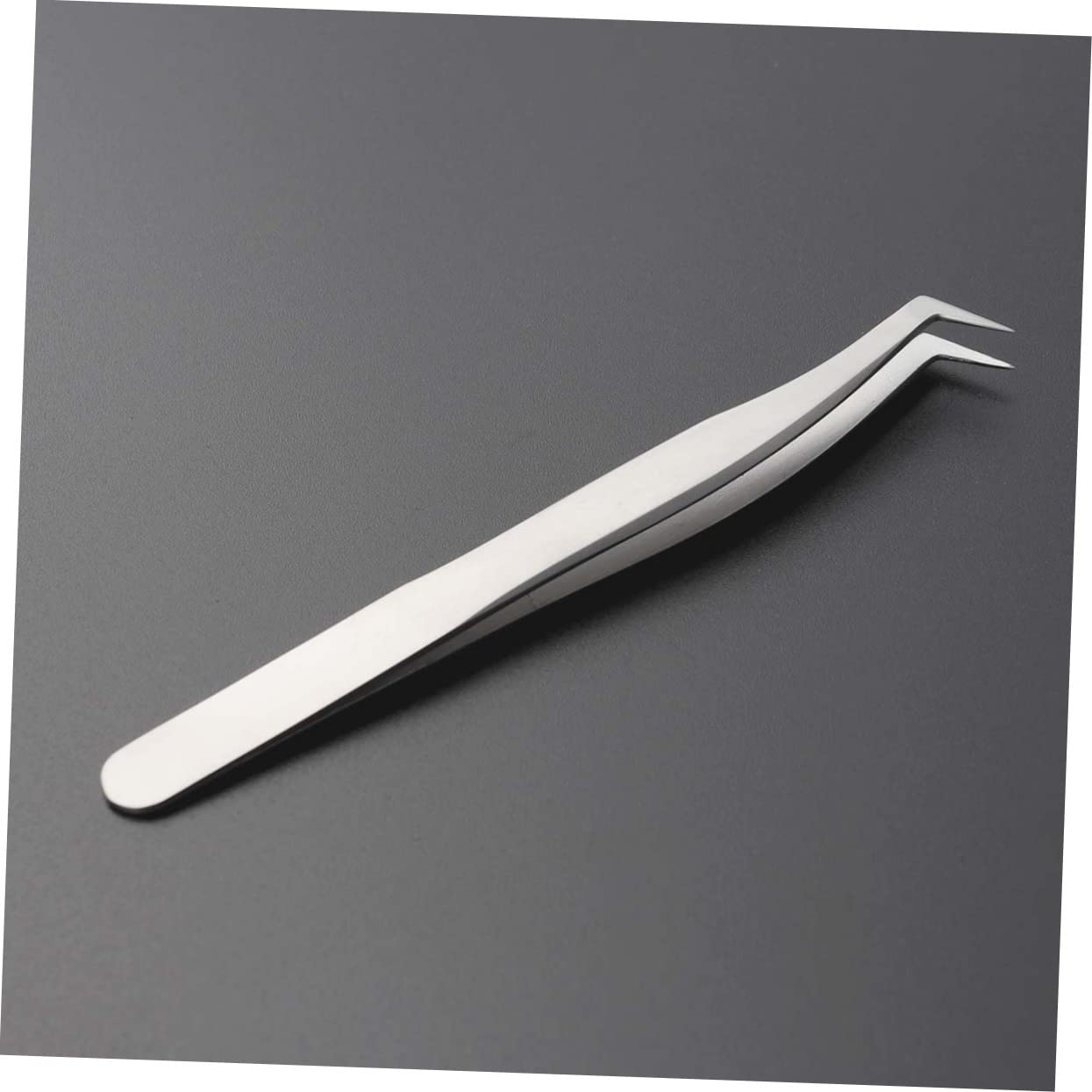 **Premium Stainless Steel False Eyelash Tweezers & Applicator – Precision Makeup Tool for Women – Perfect for Lash Extensions, DIY Makeup & Professional Salon Use**