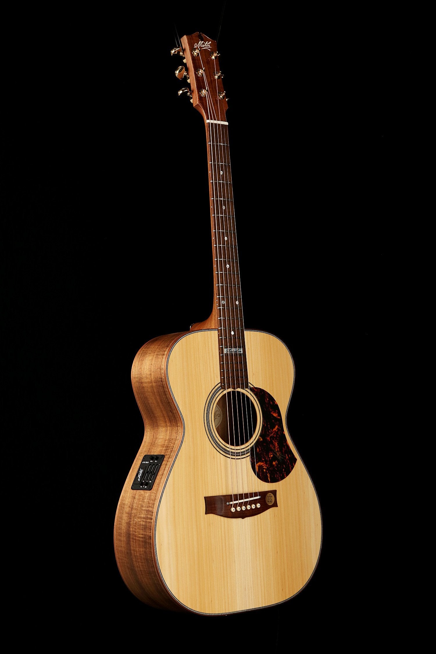 Maton EA808 Australian Acoustic Electric Guitar - Premium Tonewood, Built-in Pickup for Live Performance & Studio Recording - Perfect for Musicians, Singer-Songwriters & Stage Performances