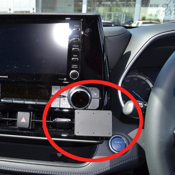ClicOn No Holes Center Dash Mount for Toyota Kluger 2021-2024 | Universal Car Phone Holder | Perfect for GPS Navigation & Hands-Free Driving