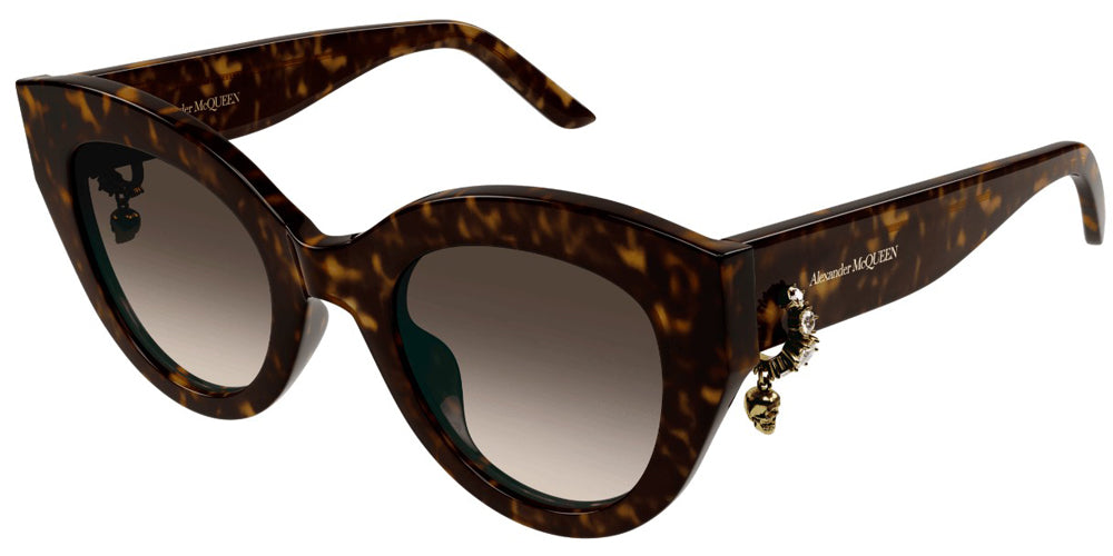 Alexander McQueen AM0417S Sunglasses - Luxury Designer Shades for Women & Men | Perfect for Outdoor Activities, Travel & Fashion Statements