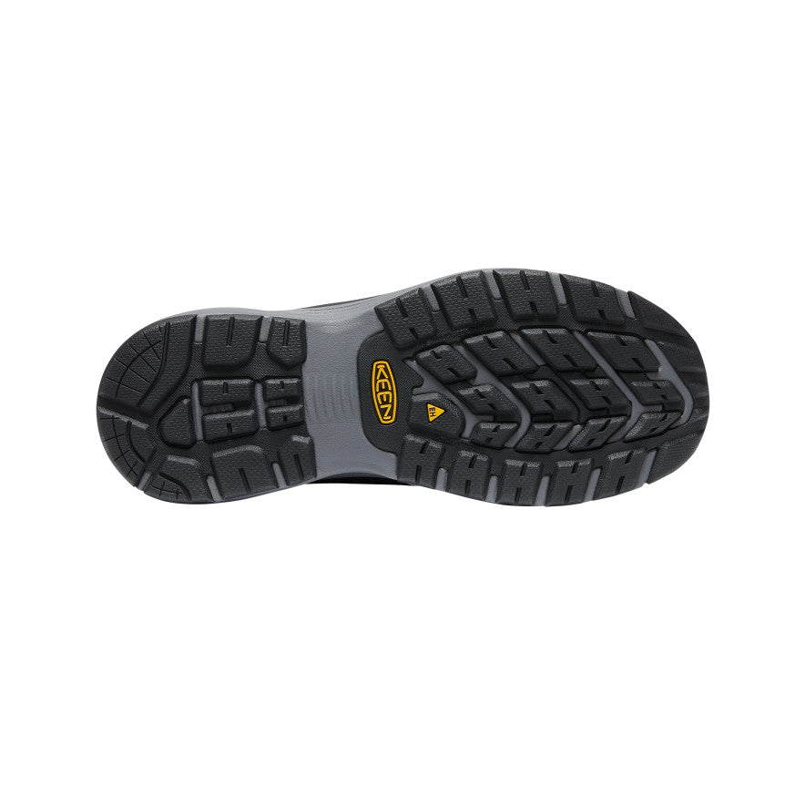 Sparta 2 Aluminum Toe Safety Shoes for Men - Steel Grey & Black Work Boots | Heavy Duty Construction, Warehouse & Industrial Work Footwear
