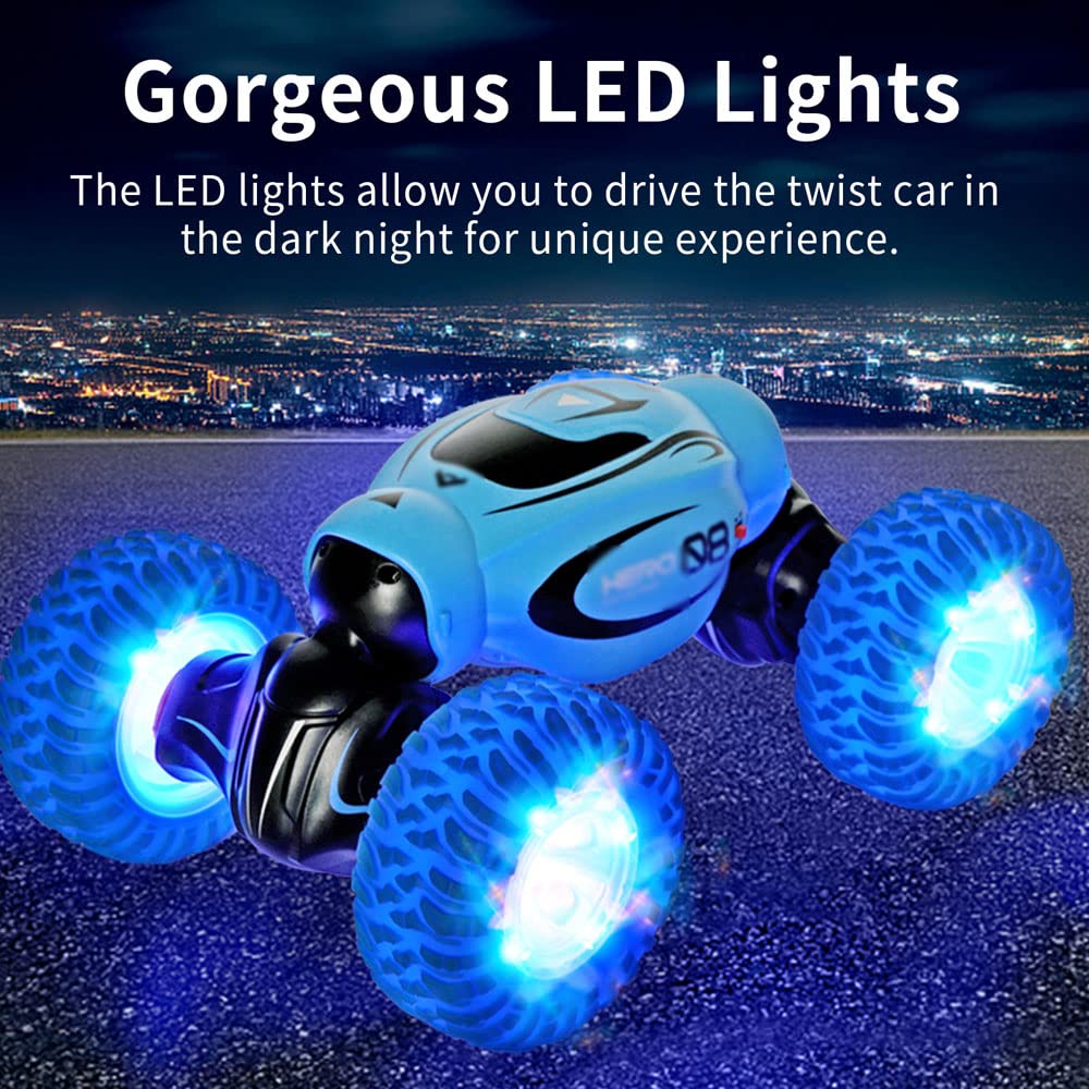 2.4G Double Sided Driving RC Buggy Car - 360° Rotation & Drift Stunt, 4WD High Speed Off-Road Remote Control Vehicle, Electric Toy Racing Car for Kids - Perfect for Indoor/Outdoor Play, Birthday Gifts & Backyard Racing Fun