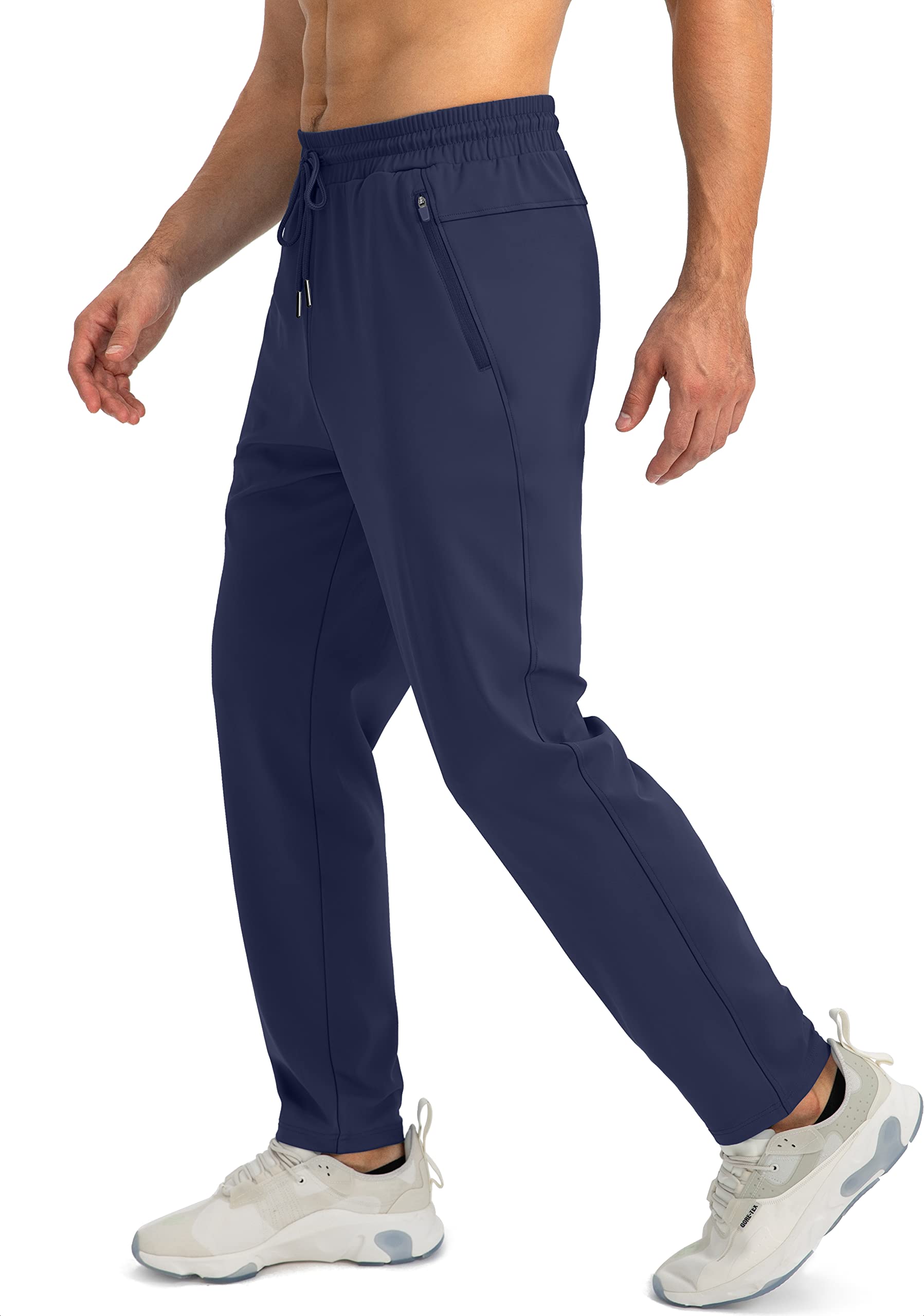 G Gradual Men's Sweatpants with Zipper Pockets - Tapered Joggers for Running, Workout & Gym | Athletic Pants for Men | Perfect for Jogging, Training & Casual Wear