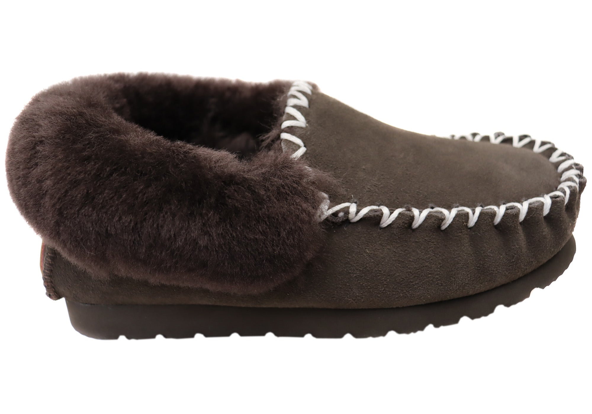 Hush Puppies Men's Comfortable Moccasin Slippers - Soft Shaggy Indoor/Outdoor House Shoes for Relaxation & Lounge Wear
