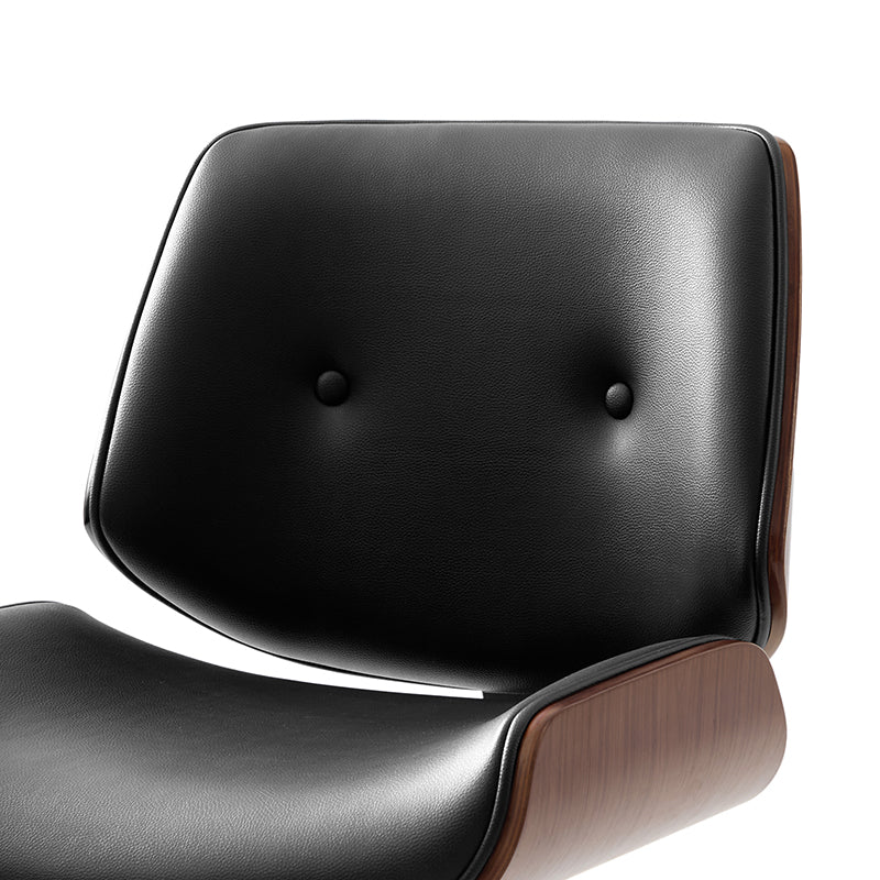 Ergonomic Adjustable Height Swivel Office Chair with Lumbar Support - Yves Comfortable Desk Chair for Home & Office Workspace