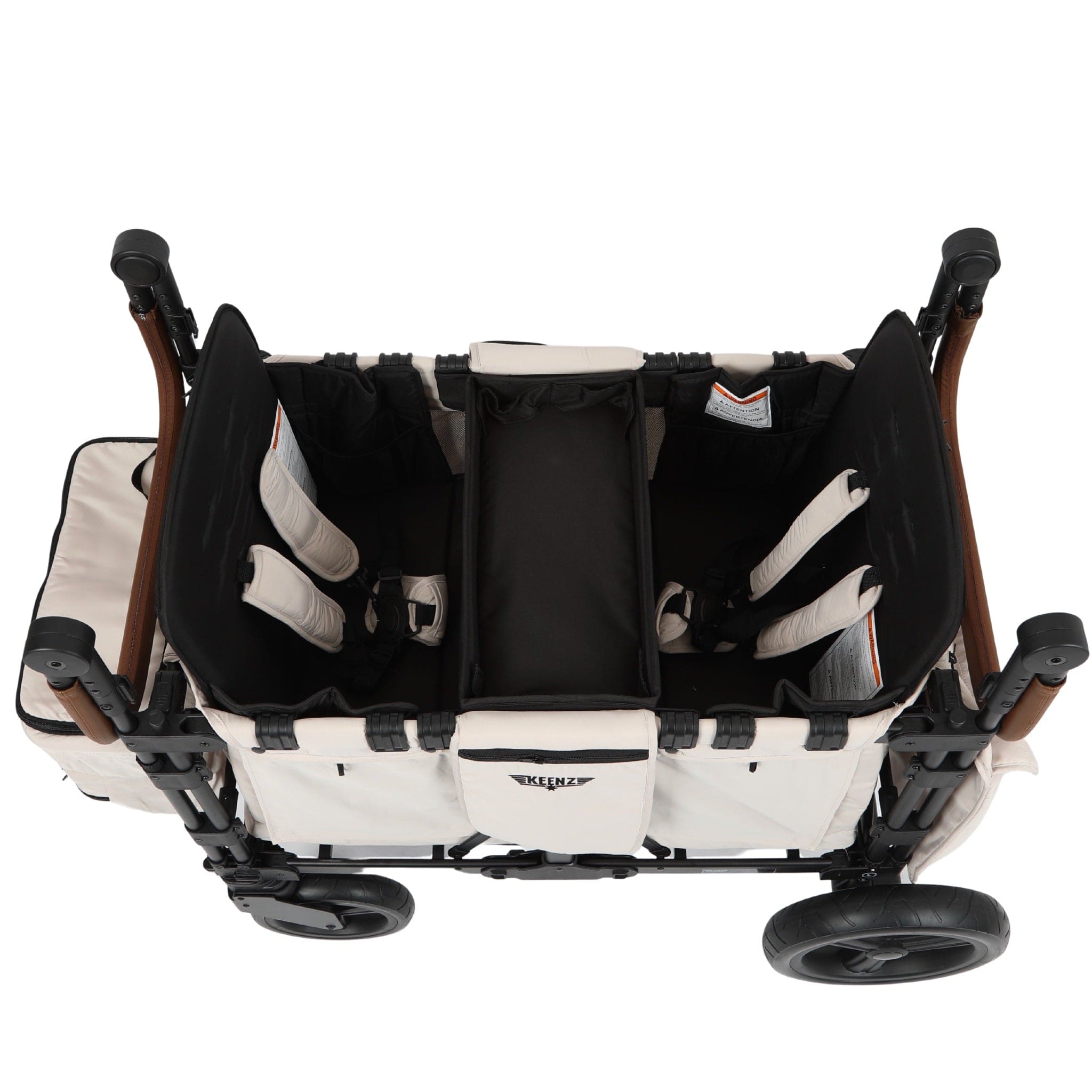 Keenz XC 2.0 2 Passenger Stroller Wagon - Lightweight Foldable All-Terrain Wagon for Kids | Perfect for Beach, Park, Camping & Outdoor Adventures