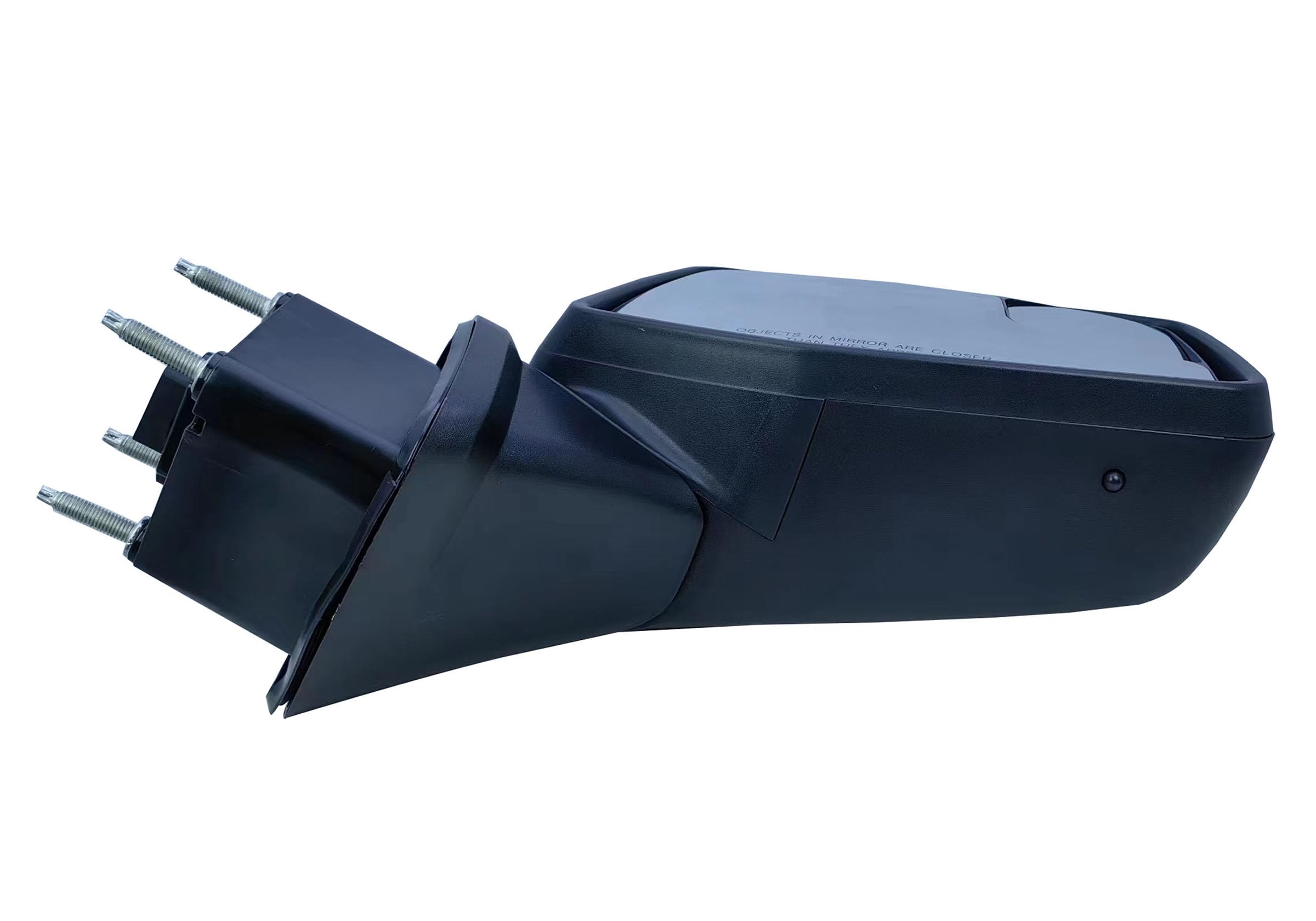 Chevrolet Silverado 1500 Passenger Side Mirror (2019-2024) - Textured Back Cover, Power Heated Glass, Manual Folding, Blind Spot & Temperature Indicator - Perfect for Winter Driving & Enhanced Safety