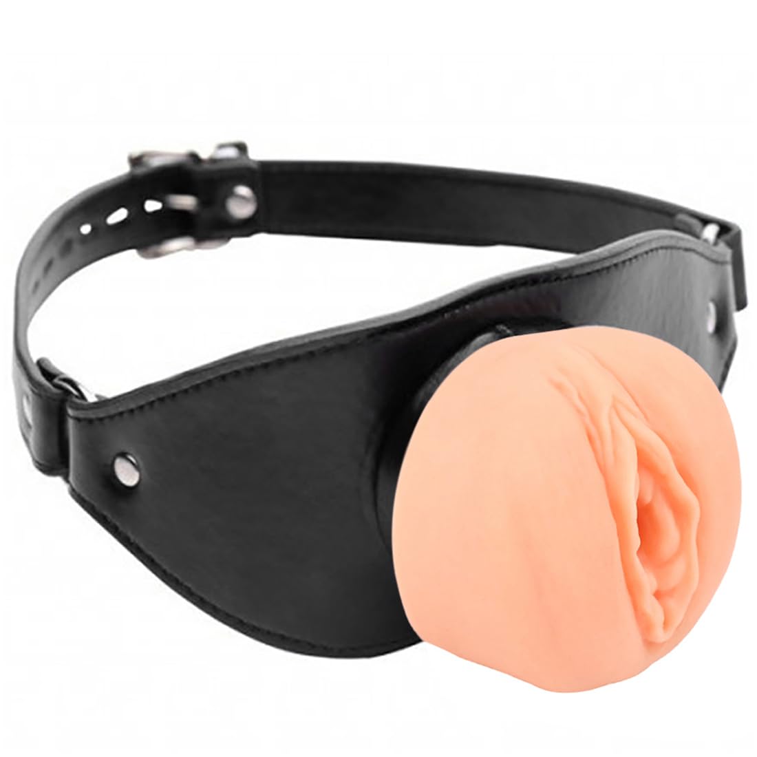 BDSM Ball Gag with Strap - Open Mouth Gag Restraint for Adults, Bondage Sex Toy for Couples & Solo Play - Perfect for Roleplay, Sensory Deprivation & BDSM Scenes