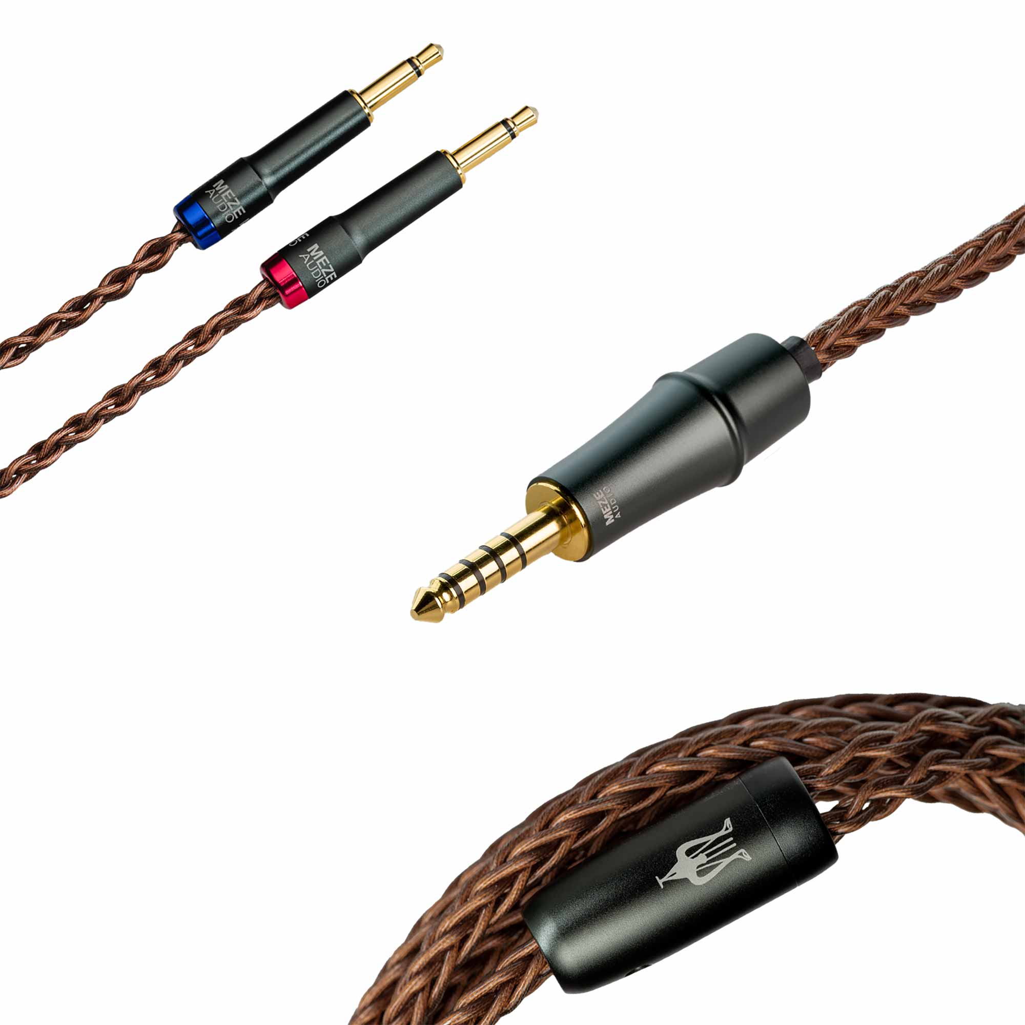 Premium Meze 109 Pro & Liric Copper Replacement Headphone Cable - High-Quality Audio Upgrade for Audiophiles & Studio Use