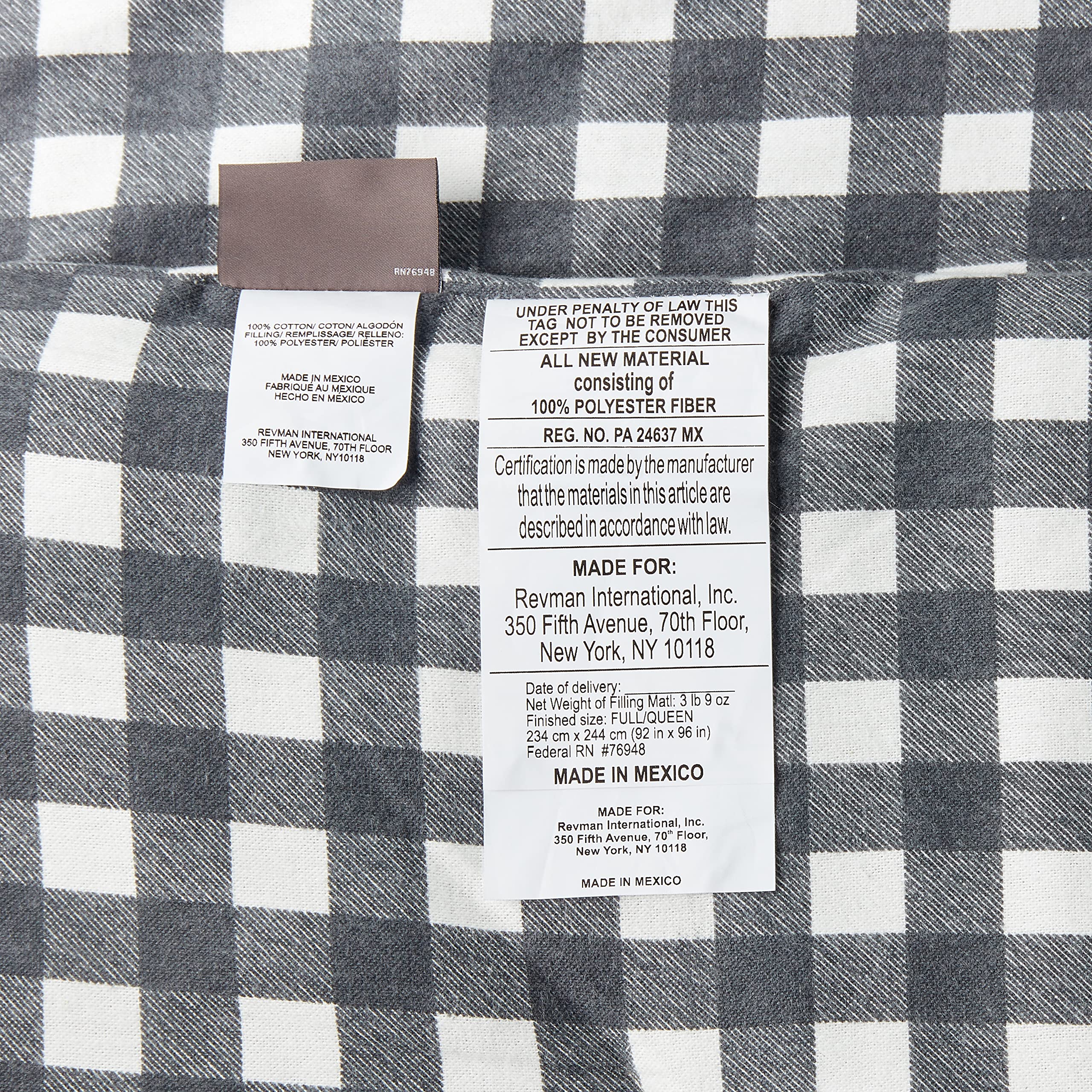 Eddie Bauer Reversible Queen Comforter Set - 100% Cotton Bedding with Matching Shams, Warm & Cozy Preston Grey Duvet Cover for Winter - Perfect for Master Bedroom, Guest Room & Cold Weather Comfort