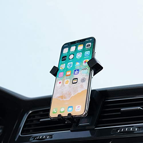iTrims Left-Hand Drive Car Dashboard Phone Mount - Adjustable Car Phone Holder for Volkswagen VW Golf Mk7 GTI 2014-2019 (Black) | Perfect for GPS Navigation & Hands-Free Driving