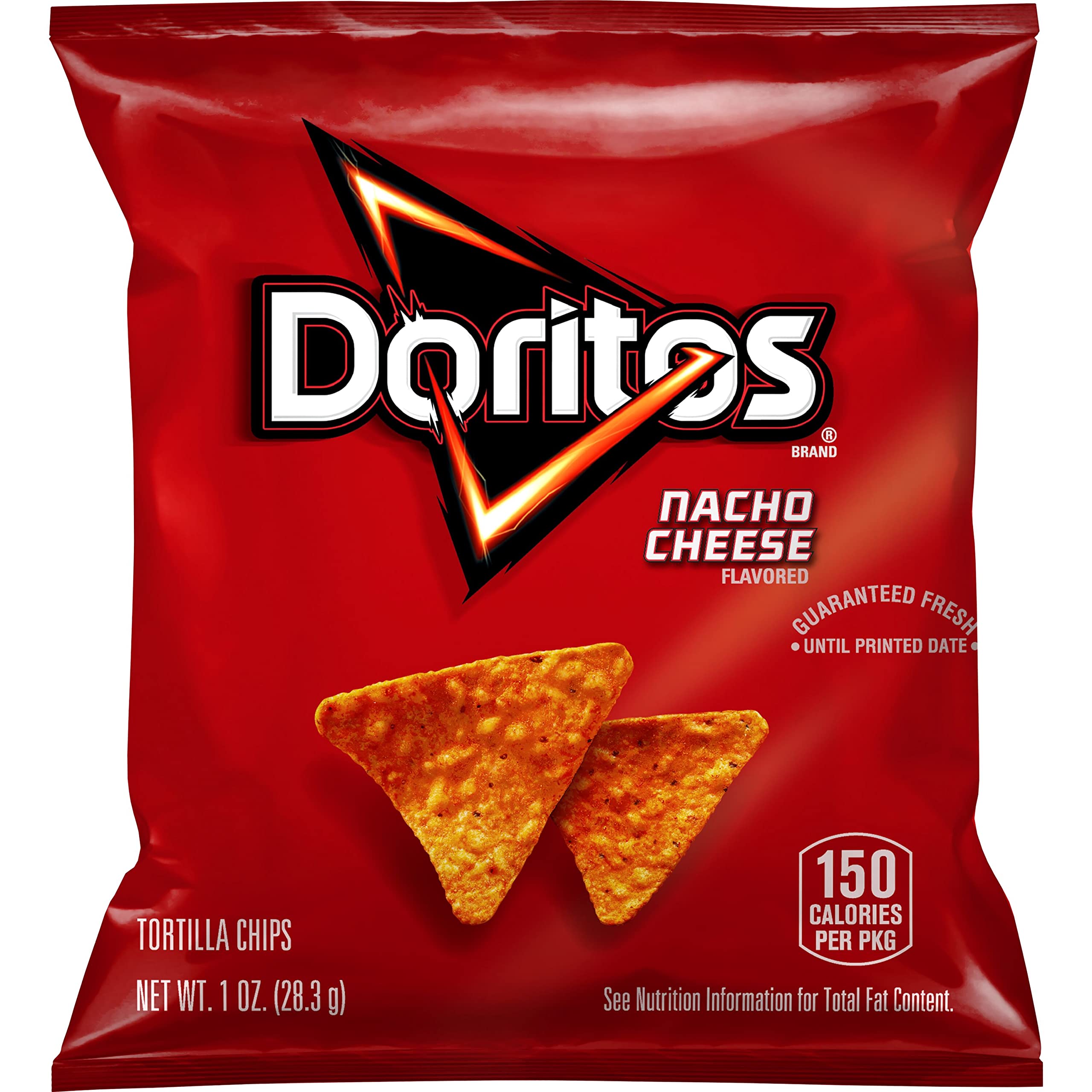 Frito-Lay Doritos Variety Pack - Nacho Cheese & Cool Ranch Flavored Corn Chips, 1oz Individual Bags (10 Pack) | Perfect for Parties, Snacking & Lunch Boxes