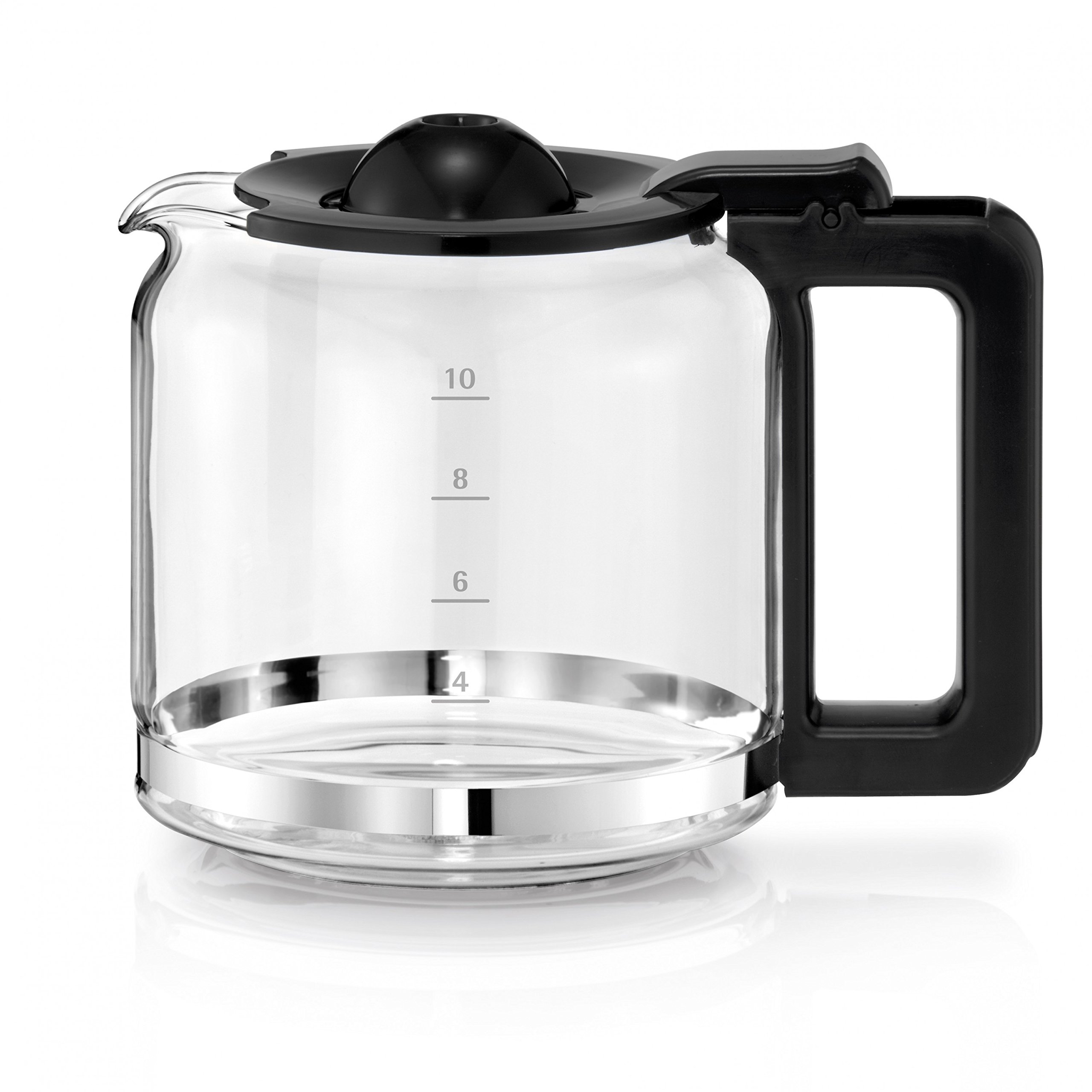 WMF Terra Aroma 10-Cup Programmable Coffee Maker with Auto Shut-Off, 1000W Stainless Steel Filter Coffee Machine (0412150081) - Perfect for Home, Office, and Entertaining Guests