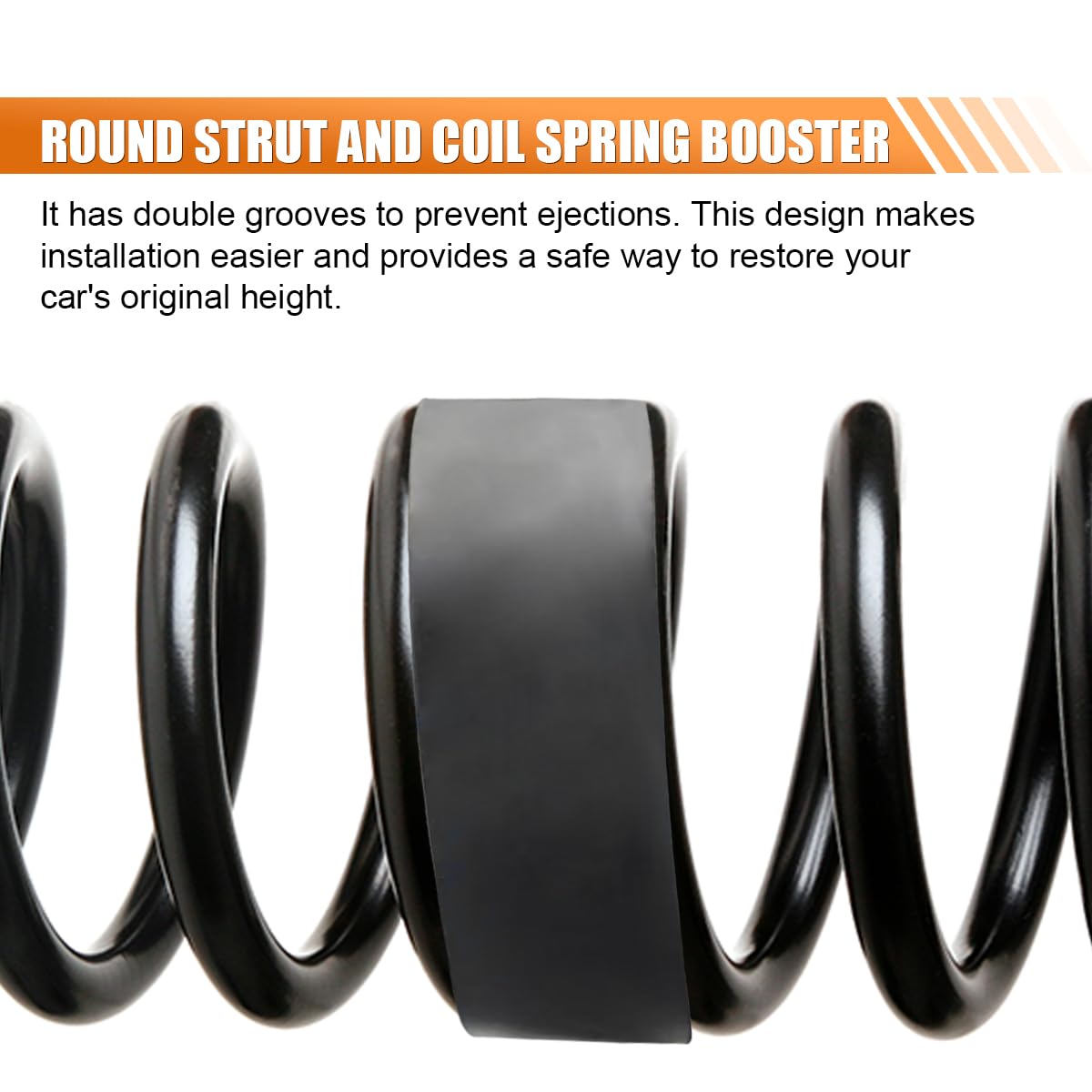 2 Pack Heavy-Duty Universal Car Coil Spring Spacers - 5