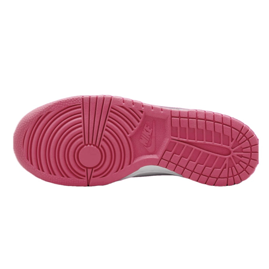 Nike Dunk Low (GS) Laser Fuchsia White Sneakers for Girls - Stylish & Comfortable Basketball Shoes for School, Sports & Casual Wear
