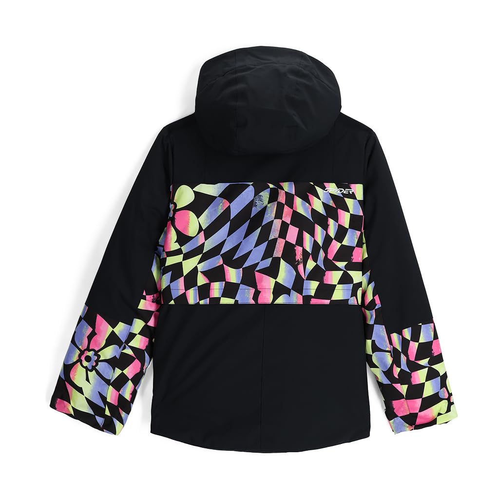 Spyder Girls Sylvie Insulated Ski Jacket - Waterproof Winter Coat for Kids & Teens - Perfect for Skiing, Snowboarding & Cold Weather Adventures